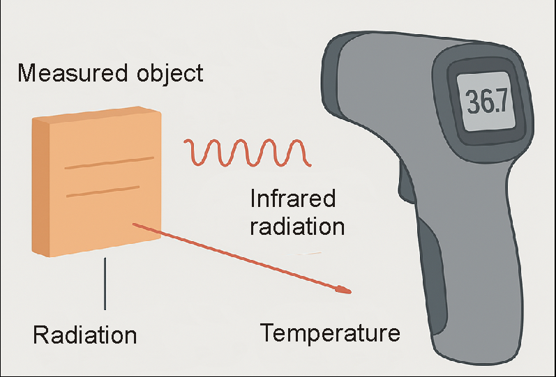 picture principle Infrared thermometer