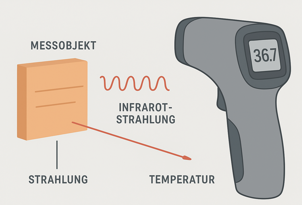 Infrarotthermometer Bild Prinzip Infrarotthermometer